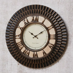 Reloj espejado vintage corona 50cm en internet
