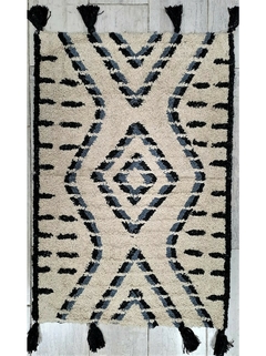 Alfombra Keyra Rombos y rayas 60x90cm4