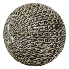 Imagen de Esfera deco metalizada grande 10cm varios modelos