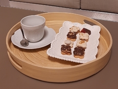 Bandeja Bambú Redonda 38x5cm - tienda online