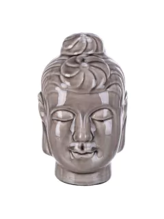 Cabeza de Buda de ceramica 20cm - comprar online