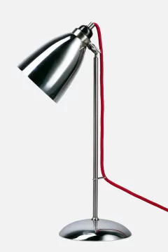 Lampara Carlos de escritorio Cromo Plata 46cm