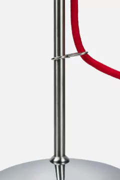 Lampara Carlos de escritorio Cromo Plata 46cm - kazaru