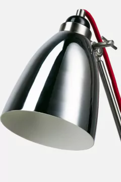 Lampara Carlos de escritorio Cromo Plata 46cm en internet