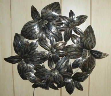 Friso Decorativo Acero Lotus aplique 100 Cm