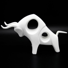 Toro Sevilla blanco 19x29cm