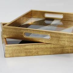 BANDEJA RECTANGULAR GEOMETRICA chica - tienda online