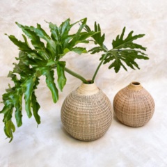 Florero Bambu Seagrass Kumquat Grande
