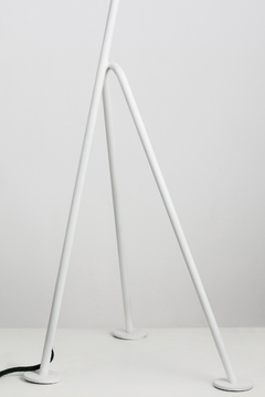 Lampara de pie Enrique blanco 165cm - kazaru