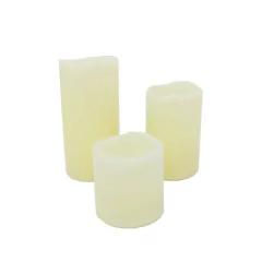 Set x3 Vela led con movimiento a pilas 5x5/5x7/5x10cm - comprar online