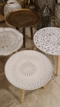 ALICANTE MESA CAFÉ BLANCA en internet