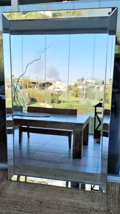 Espejo De Pared 120 X 195 Cm Biselado