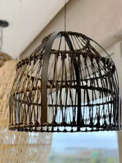 LAMPARA ALBATROS NEGRO 40X40