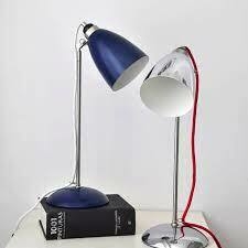 Imagen de Lampara Carlos de escritorio Cromo Plata 46cm