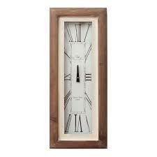 Reloj Zenith rectangular madera 68cm