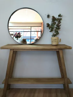 Recibidor mesa de arrime tapa maciza 80cm - comprar online