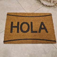 Felpudo coco rectangular 60x40cm
