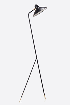 Imagen de Lampara de pie Julia negro 148cm