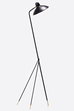 Lampara de pie Julia negro 148cm