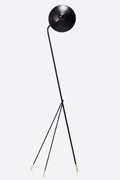 Lampara de pie Julia negro 148cm - comprar online