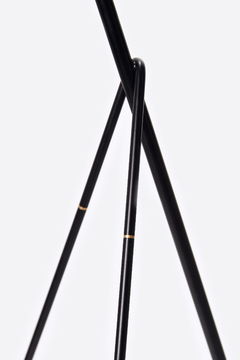 Lampara de pie Julia negro 148cm - kazaru