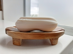 Jabonera de Madera Oval 13cmx9cm - tienda online