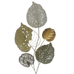 Friso decorativo adorno pared metal 5h sin marco 84x50cm - comprar online