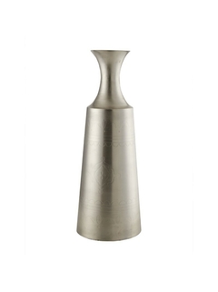 Jarron florero metalico chapa alto 41cm - comprar online