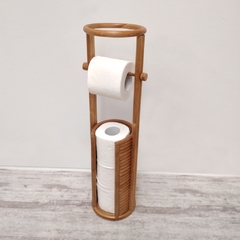 Porta papel higienico de Rattan 15x15x60cm