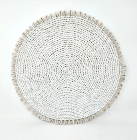 Individual Caracol Blanco 38cm