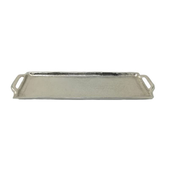 Centro de Aluminio Bandeja Rectangular 44X12Cm