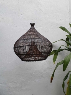 Lampara de Rattan Luna 60cm - comprar online