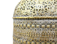 Lampara mesa Dorada Marruecos 27x57cm