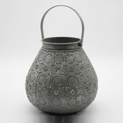 Candelabro Gota Maruecos chapa con manija 22Cm
