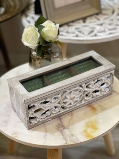 Melian caja de te 3 divisiones 23.5cm - comprar online