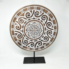 Deco Pared C Pie Wash Mandala 40cm