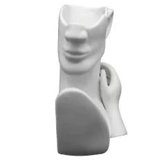 Florero Woman blanco grande 25x21x13cm - comprar online