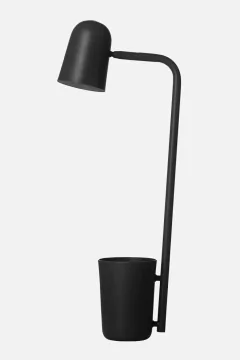 Lampara Olivia con vaso negro 48cm en internet