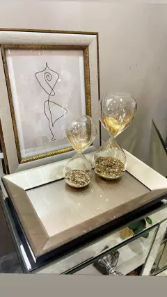 Velvet Portarretrato dorado y tela 15x20cm - comprar online