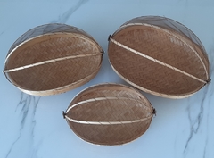 Panera con Tapa Oval Grande 39x30cm en internet