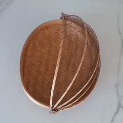 Panera con Tapa Oval Mediana 33x27cm - comprar online