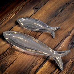 Centros Mesa Bandeja Aluminio Pescados Chico 44Cm - comprar online