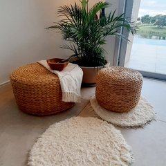 Puff de Jacinto de Agua 40x30cm - comprar online
