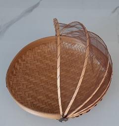 Panera con tapa Redonda Chica 25x6cm.
