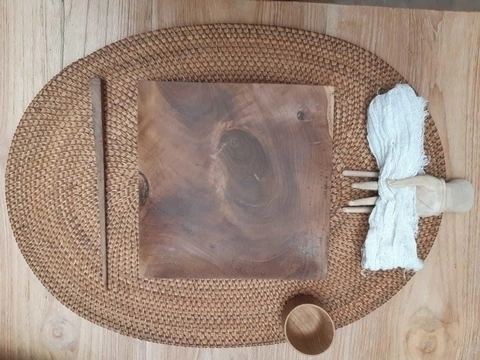 Individual de Rattan Bali oval 48x35cm
