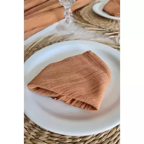 SERVILLETA ROMA COLOR CANELA