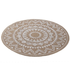 Set X12 Individuales Arpillera Lino Estampada 38cm