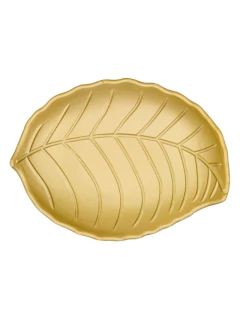 Setx3 Bandejas Hojas Doradas 56771 - comprar online