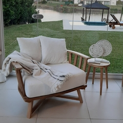 Sillón Gervasoni Petiribí tapicería Tussor