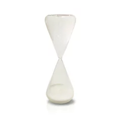 Jacks White Reloj de Arena Blanco 8X23Cm